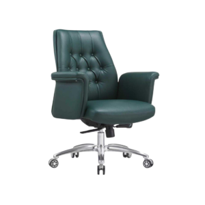 2310B Low-Back Executive Chair – Emerald Green Luxury