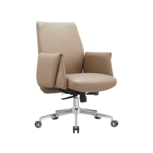 2544B Executive Low-Back Office Chair – Sand Beige (F35-83A)