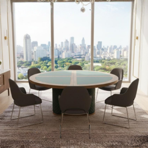 luxurious meeting table size 160\160 cm available