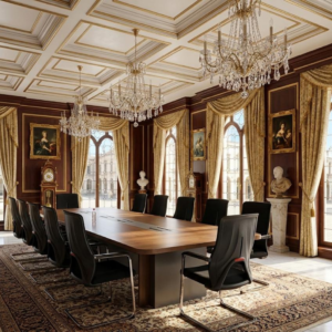 Latest model meeting table and new design 6-cm size available without chairs