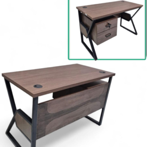 Executive Walnut Industrial Desk (Model 120x60)