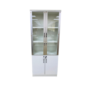 Executive Charcoal Series: Full-Height Display Cabinet