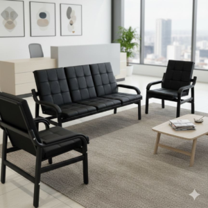 The Regent Chesterfield Executive Leather Sofa 5 pair set available