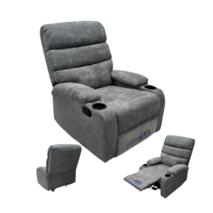 Executive Comfort: Swivel Rocker Recliner (M:8018-1 Gray)