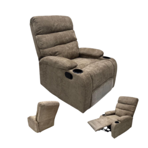 Executive Comfort: Swivel Rocker Recliner (M:8018-1 Coffee)