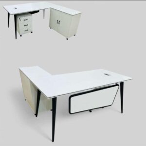 Modern Executive L-Shaped Office Suite