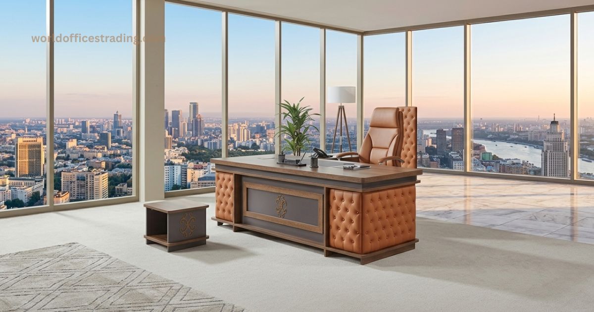 Buy Complete Office Desk Set 240 cm Without Chair | Best Price