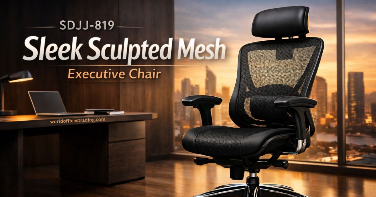 SDJJ-819 Sleek Sculpted Mesh Executive Chair